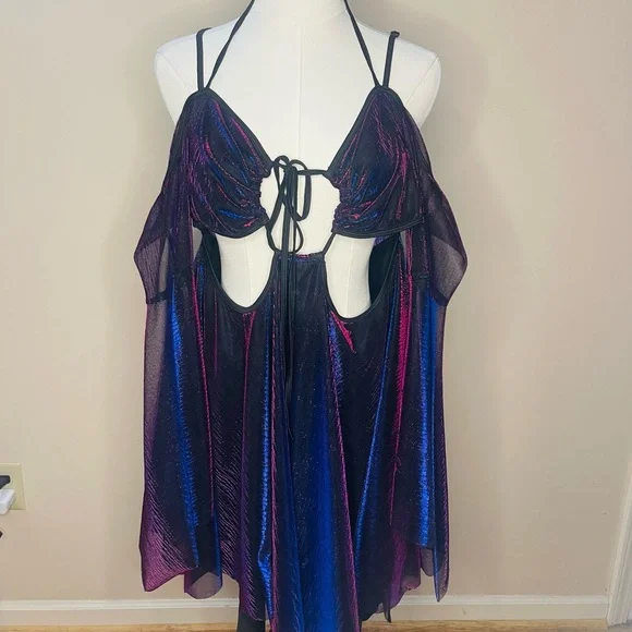 DOLLS KILL - CLUB EXX F is for FAIRYS dress NWT - Picture 2 of 8